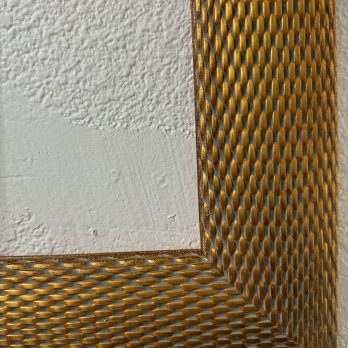 Tropical Picture Frame – Gold Rattan for Tiki Art or Photo  5×7 8×10 11×14 16×20 18×24 20×24