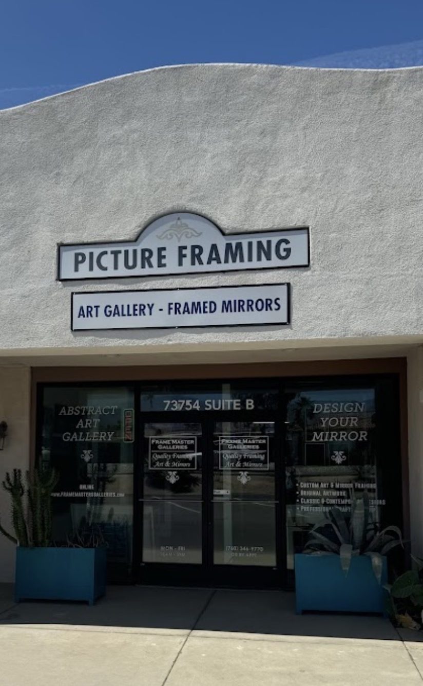 Frame Master Galleries Palm Desert picture framing shop on Highway 111